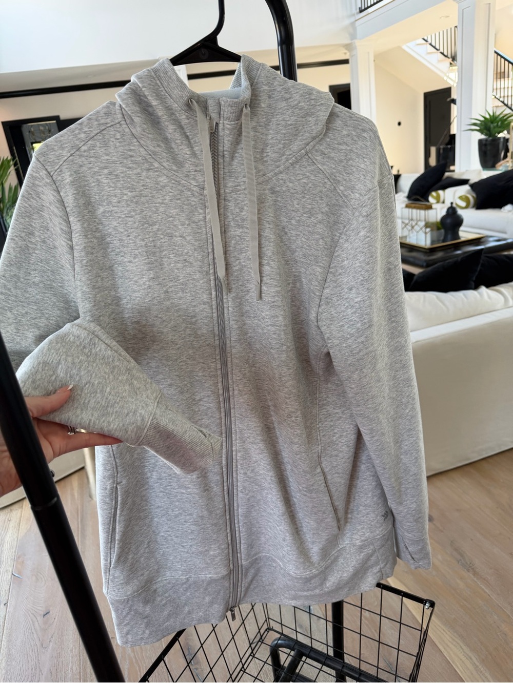 all in motion Heather Gray Full-Zip Hooded Jacket